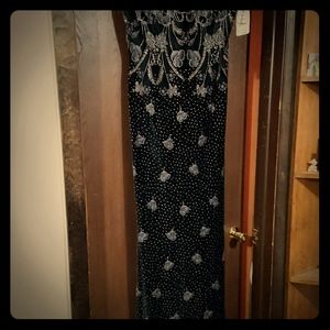 Vintage Adrianna papell botique strapless gown